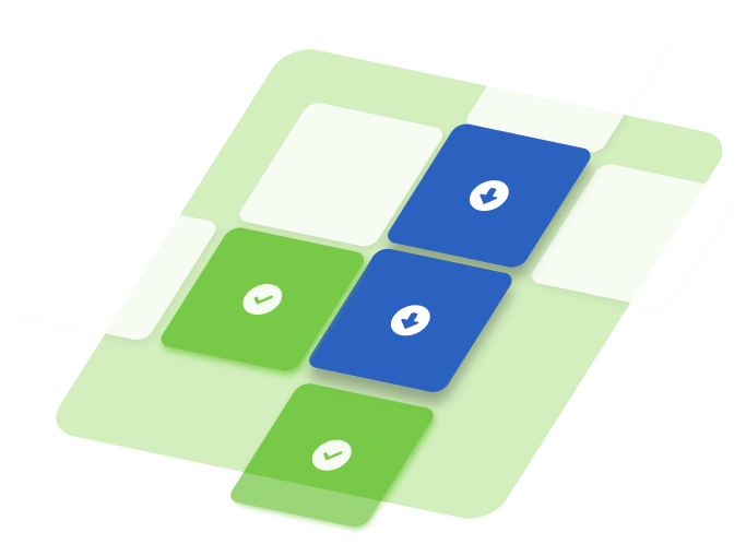 Illustration of the Kurviger function, which allows users to download individual map tiles for use without an internet connection.